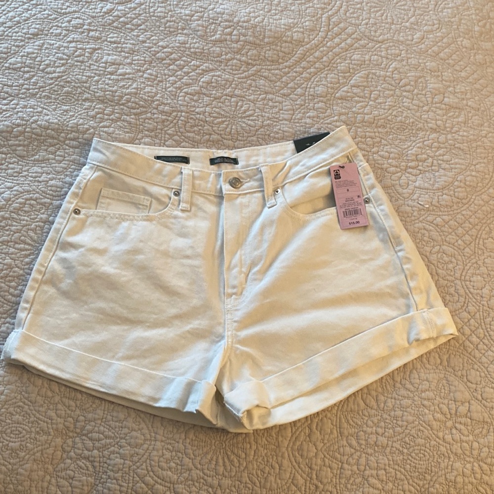 High rise mom shorts